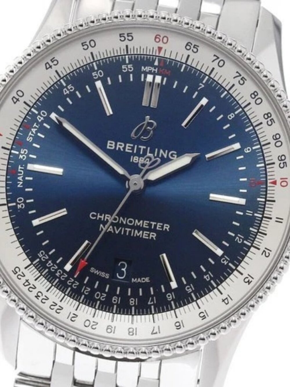 BREITLING Navitimer41 A17326 Date Navy Dial Automatic Men's Watch_965590